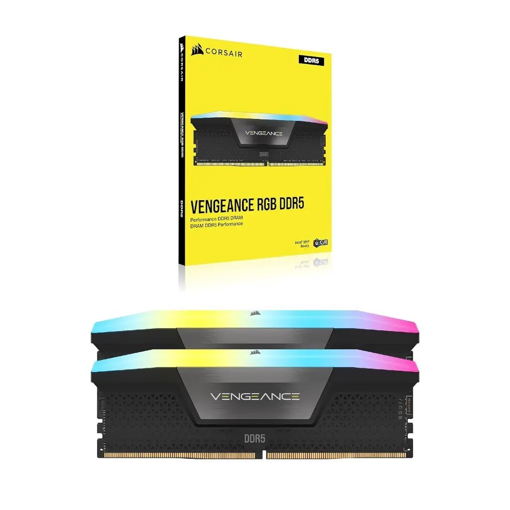 Corsair Vengeance RGB 96GB (2x48GB) DDR5 5600MHz CL40 Desktop Memory Kit - High Performance RAM