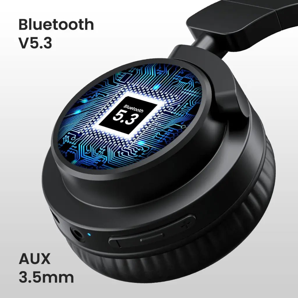 Portronics Muffs M2 POR 1882 Wireless Bluetooth 5.3 Over-Ear Headphones with 40-Hour Battery Life