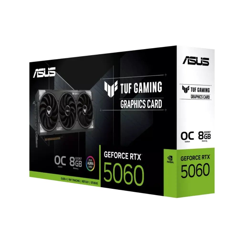 ASUS TUF Gaming NVIDIA GeForce RTX 5060 Overclocked Edition 8GB GDDR7 Graphics Card