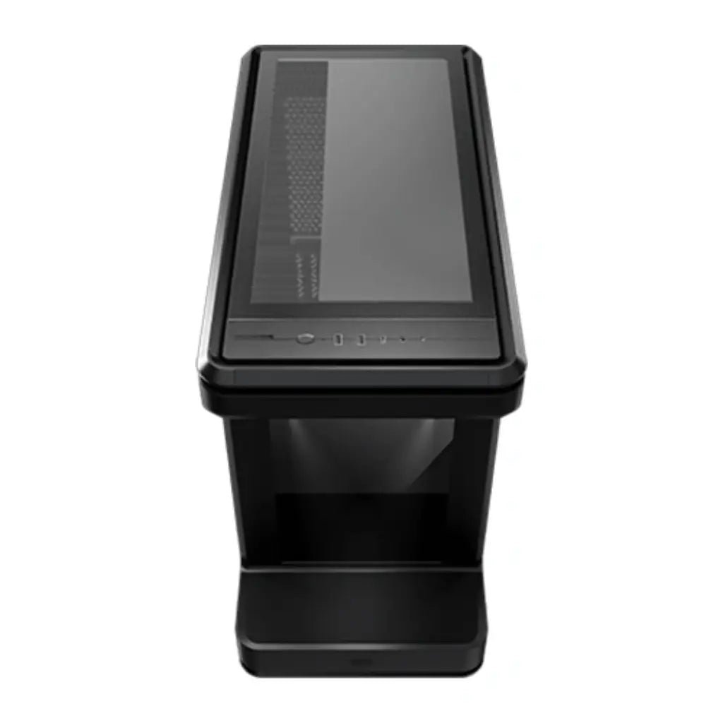 Cooler Master MasterFrame 360 Premium ATX Mid-Tower Open-Frame PC Case with Integrated 15.6-inch LCD Display