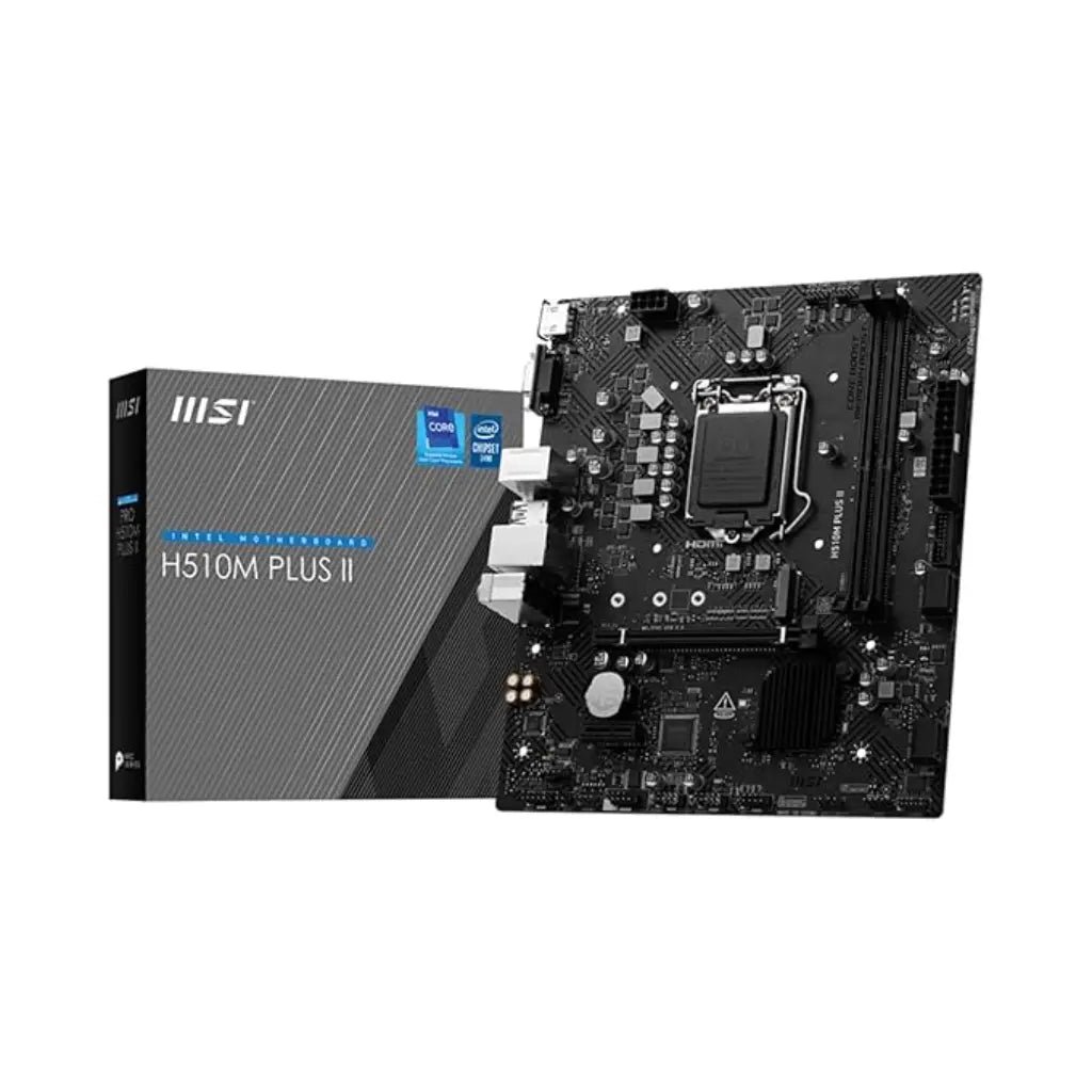 MSI PRO H510M PLUS II Intel H510 LGA1200 Micro-ATX DDR4 Motherboard