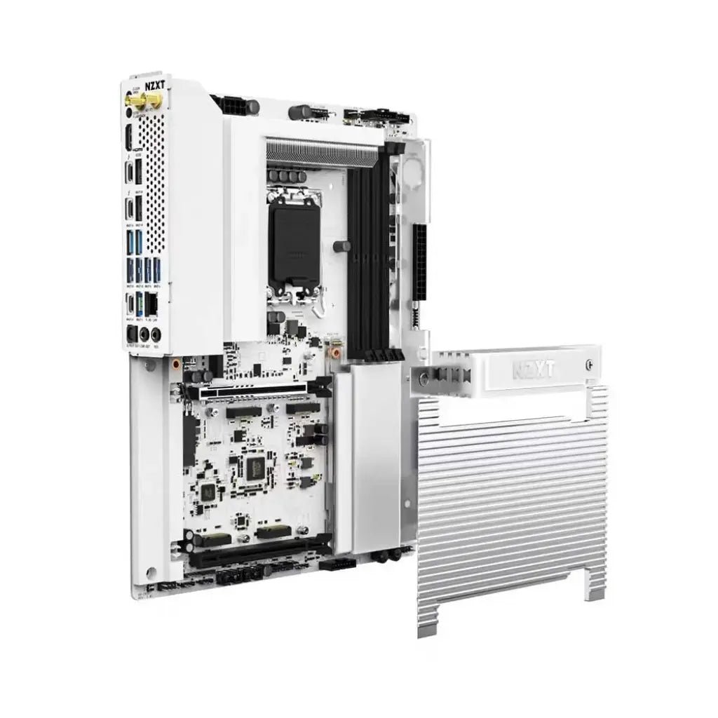 NZXT N9 Z890 LGA1851 ATX DDR5 Wi-Fi 7 Gaming Motherboard - White Edition