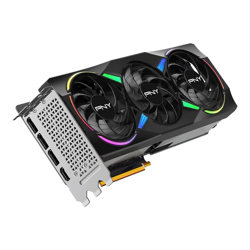 PNY GeForce RTX 5070 Ti 16GB GDDR7 ARGB Overclocked Triple Fan Gaming Graphics Card