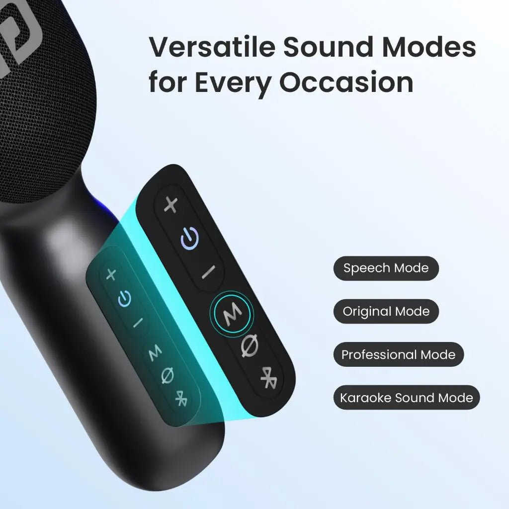 Portronics Dash 2 Wireless Karaoke Microphone with 10W Built-in Speaker (POR 1932)