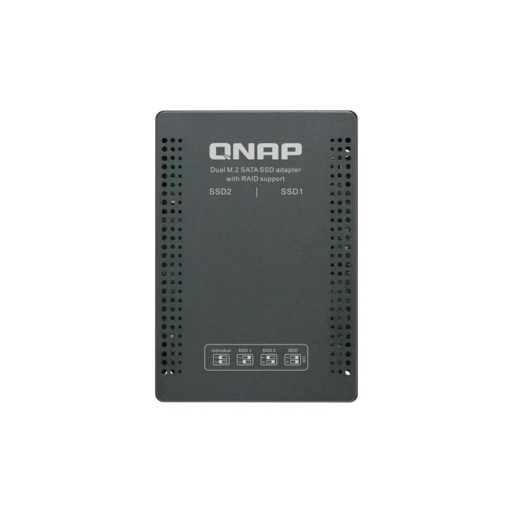 QNAP QDA-A2MAR Dual M.2 SATA SSD to 2.5-Inch SATA RAID Adapter for NAS and PC