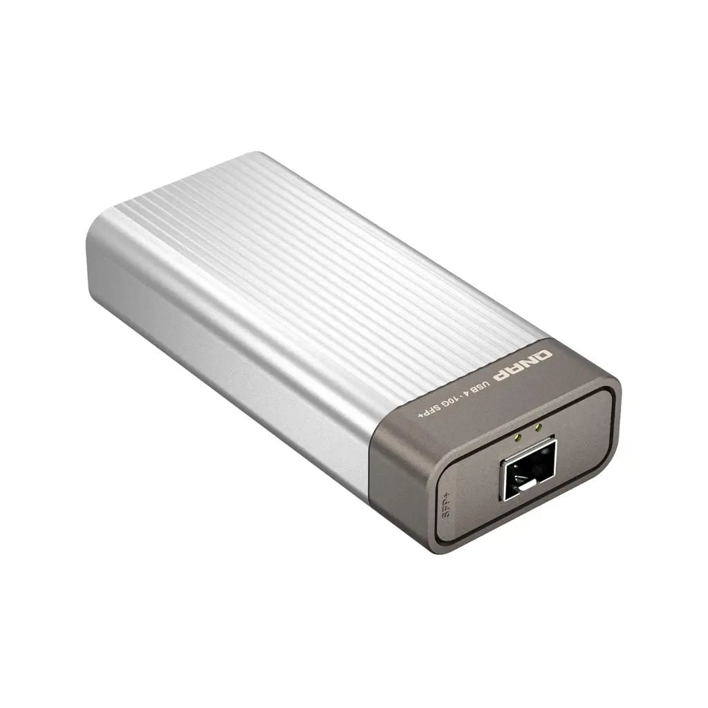 QNAP QNA-UC10G1SF USB4 Type-C to 10GbE SFP+ High-Speed Network Adapter for Thunderbolt 4 and USB4 Devices
