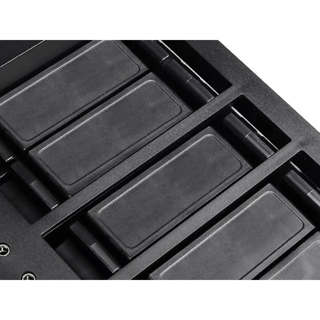 SilverStone DS380 Mini-ITX/Mini-DTX NAS Chassis with 8 Hot-Swap Drive Bays and USB 3.0 - Black