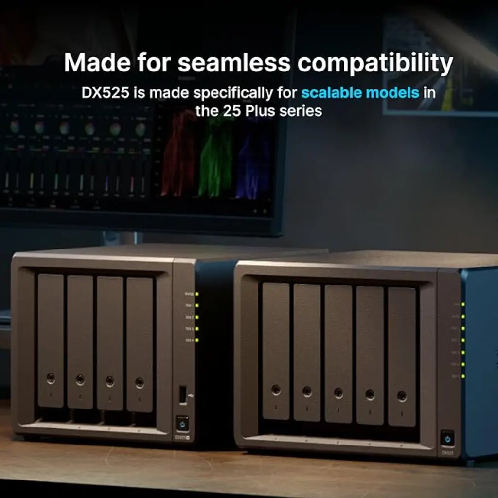 Synology DX525 5-Bay Desktop Expansion Unit for DiskStation NAS (Diskless)