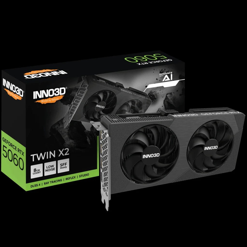 INNO3D GeForce RTX 5060 8GB TWIN X2 GDDR7 Gaming Graphics Card