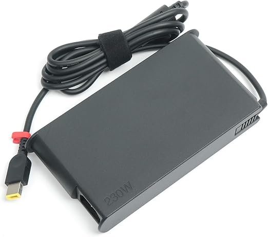 Lenovo 230W 20V Slim Tip Laptop AC Power Adapter Charger with Power Cord