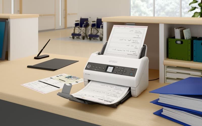 Epson DS-730N High-Speed Network Color Document Scanner with 100-Sheet ADF and Duplex Scanning