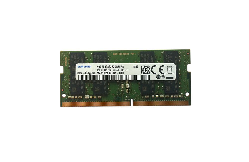 Samsung 16GB DDR4 2666MHz CL19 2Rx8 288-Pin SO-DIMM Laptop RAM Memory Module (Pulled)