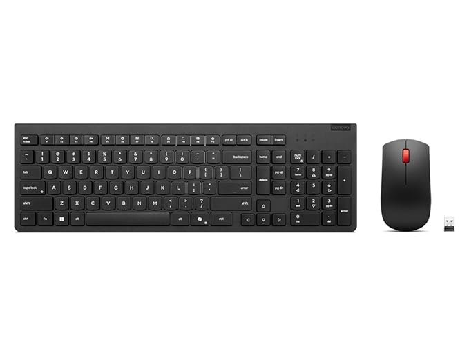 Lenovo Essential Wireless Keyboard and Mouse Combo Gen 2 - Black