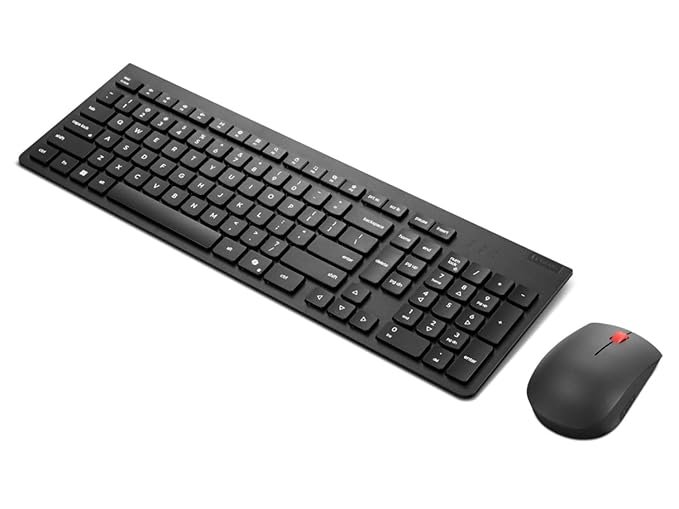 Lenovo Essential Wireless Keyboard and Mouse Combo Gen 2 - Black