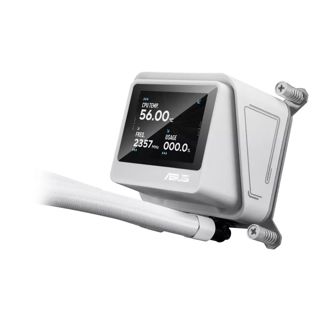 ASUS ROG RYUO III 360 ARGB LCD 360mm All-In-One Liquid CPU Cooler - White Edition