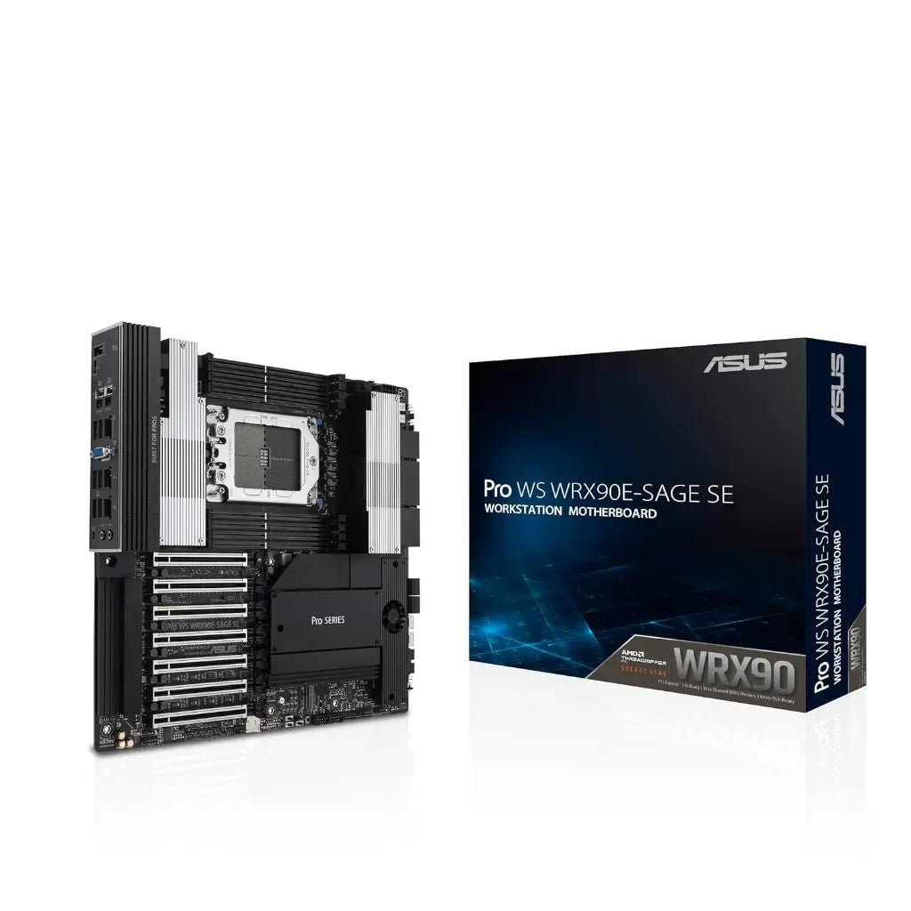ASUS Pro WS WRX90E-SAGE SE AMD WRX90 Chipset sTR5 Socket DDR5 EEB Workstation Motherboard