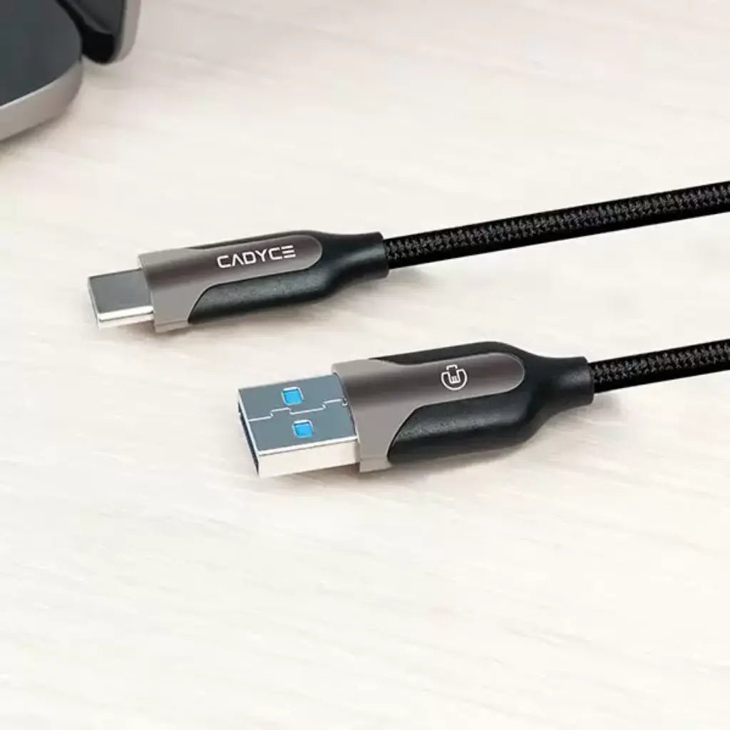 Cadyce CA-C3AM 3-Meter USB-C to USB 3.0 Type-A Male Cable - 5Gbps High-Speed Data Transfer for Windows and Mac