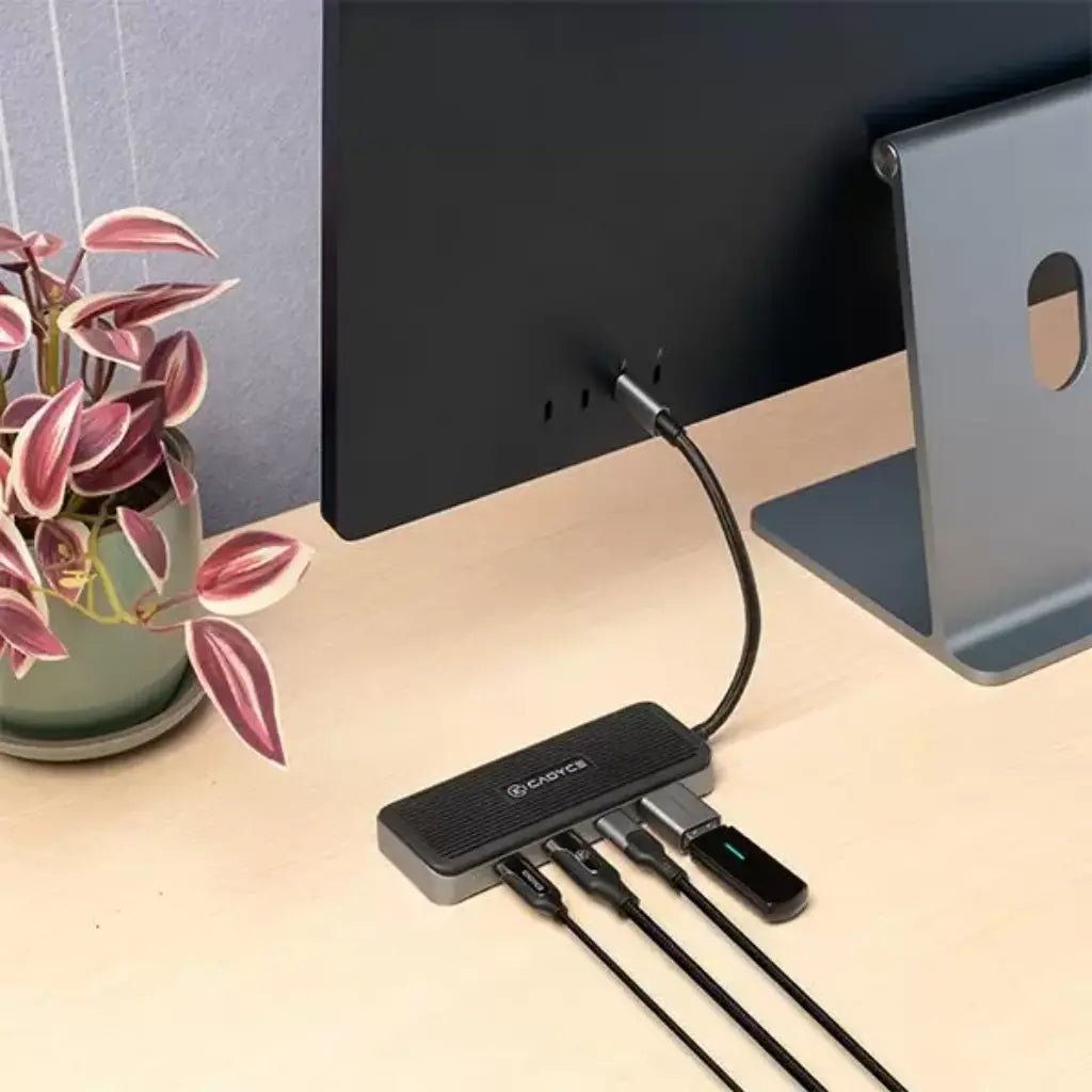 Cadyce CA-CC4H10G USB-C to USB-C 3.1 Gen2 4-Port Data and Charging Hub