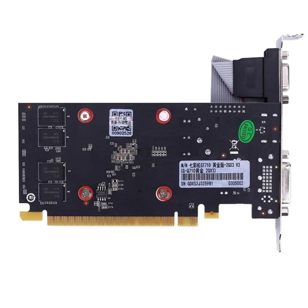 Colorful GeForce GT 710 2GB GDDR3 Single-Fan Low-Profile Graphics Card (GT710-2GD3-V)