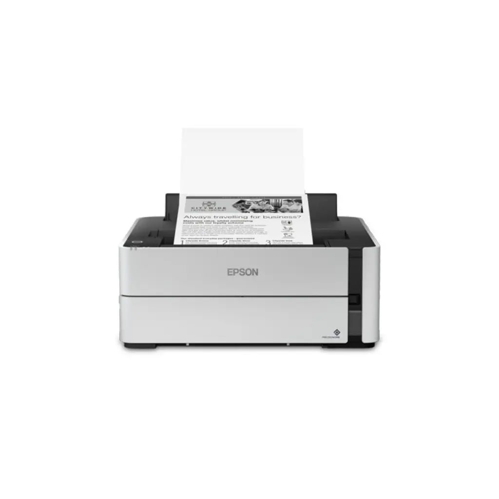 Epson EcoTank M1180 Wireless Monochrome Ink Tank Printer with Automatic Duplex Printing and Ethernet Connectivity