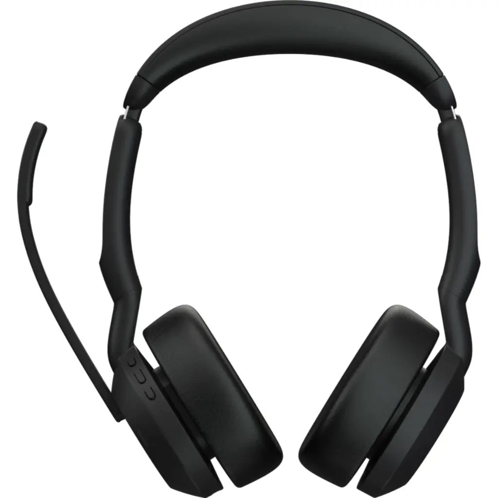Jabra Evolve2 55 Professional UC Stereo Bluetooth Wireless Headset with Active Noise Cancellation and USB-C Adapter
