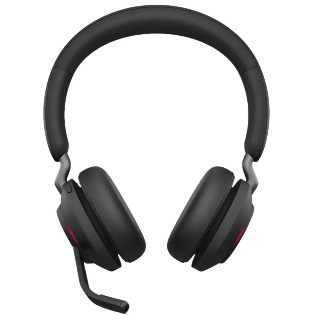 Jabra Evolve2 65 UC Stereo Wireless Headset with USB-A Adapter and 40mm Speakers