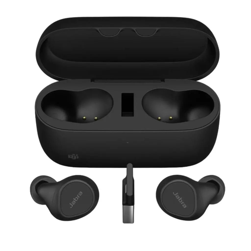 Jabra Evolve2 Buds USB-A UC Certified True Wireless Noise-Canceling Earbuds