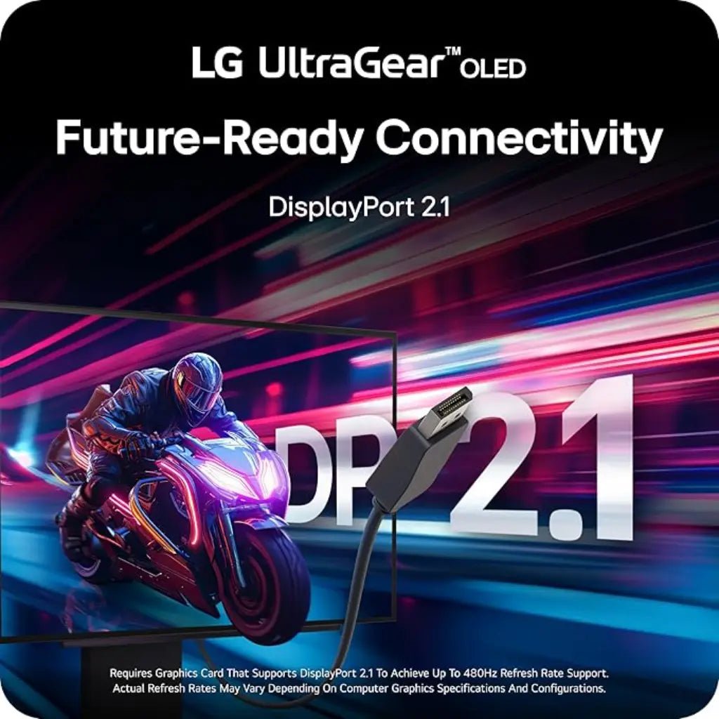 LG UltraGear 27GX790A-B 27-inch OLED QHD 1440p 480Hz High-Performance Gaming Monitor