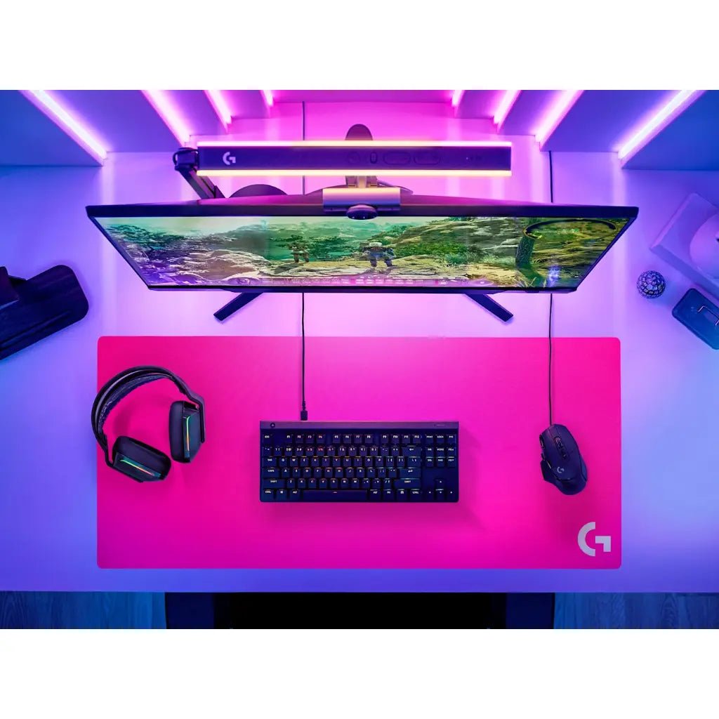 Logitech G840 XL Cloth Gaming Mouse Pad - K/DA Edition Pink