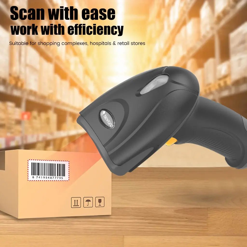 Newland HR2081-BT Wireless 2D Barcode Scanner with Bluetooth 5.0 Connectivity