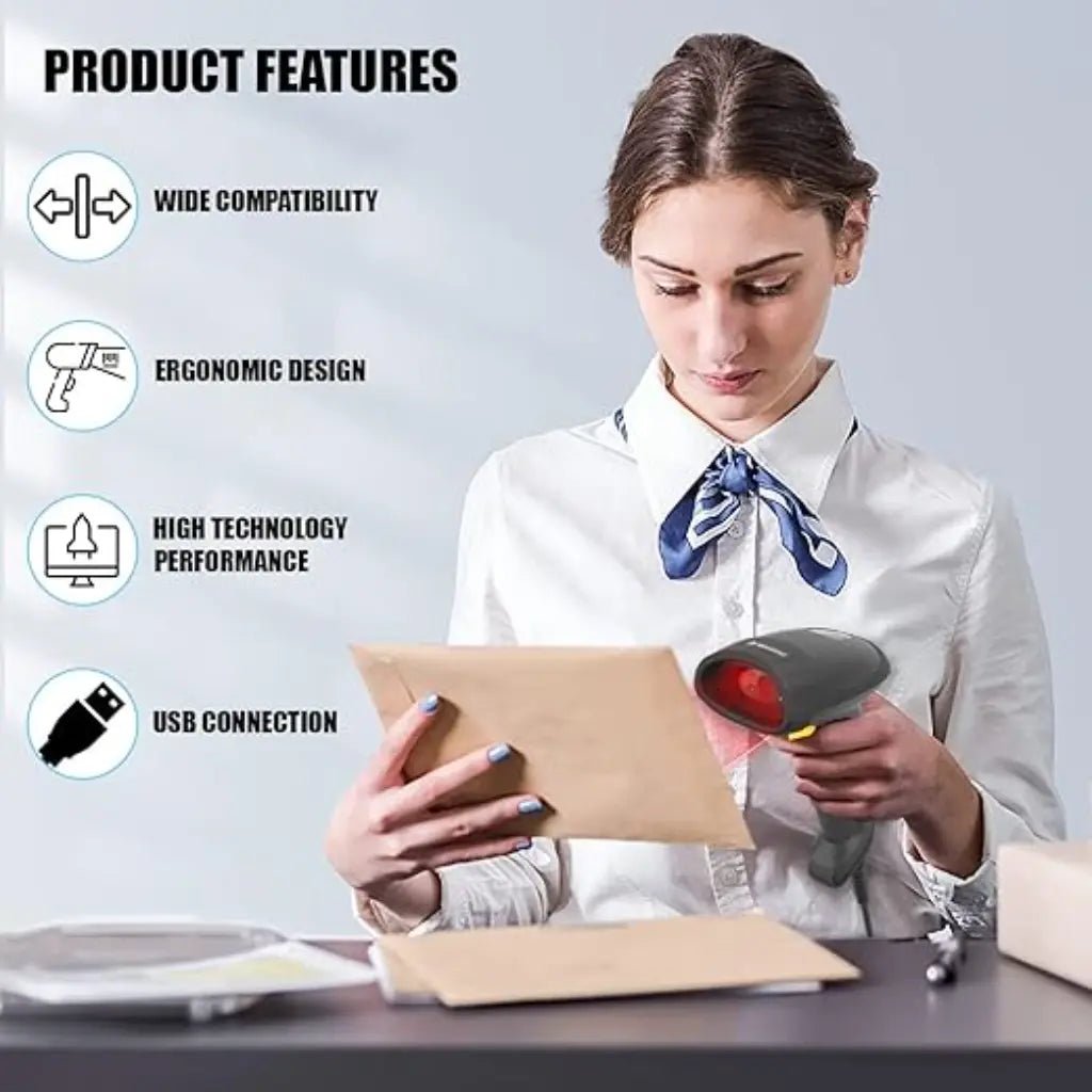 Newland HR3280-S5 2D Megapixel Handheld Corded Barcode Scanner