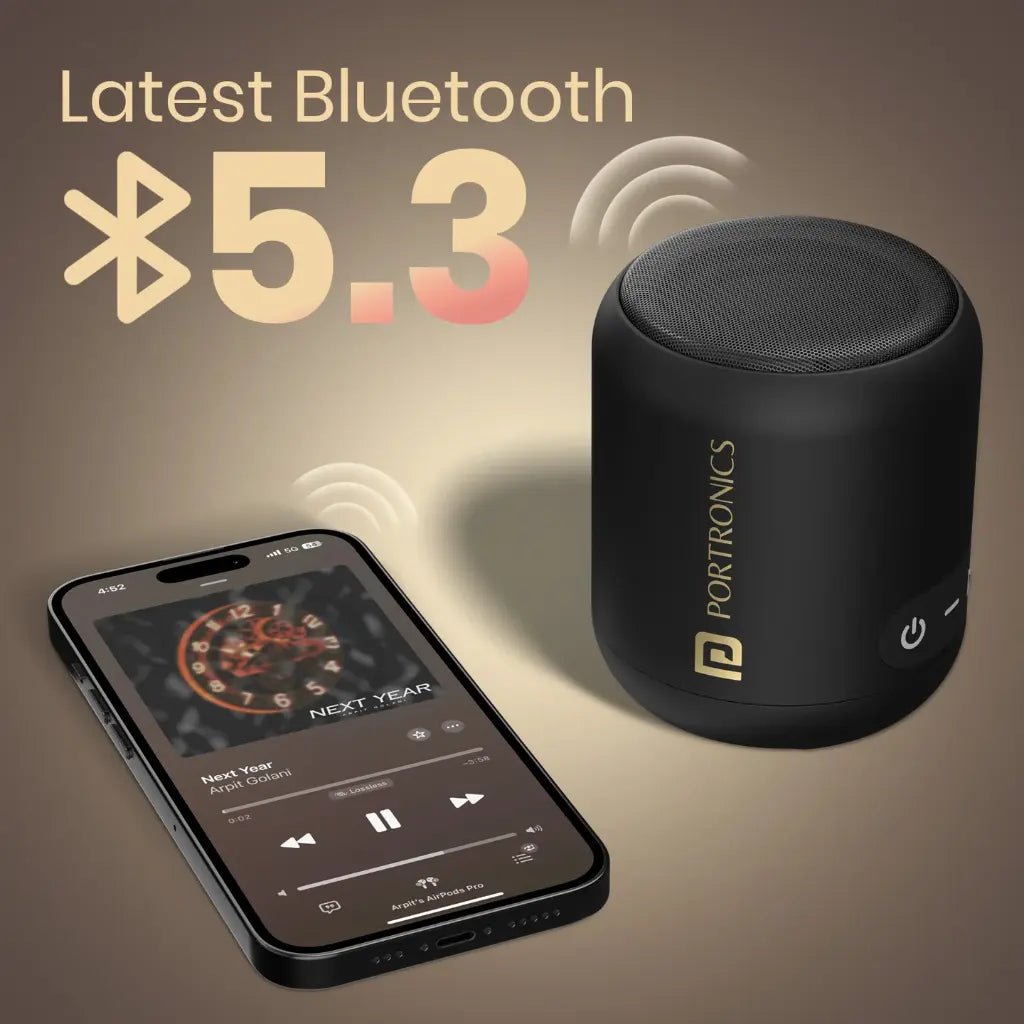 Portronics SoundDrum 1 (POR 1288) 10W Portable Bluetooth Speaker with Enhanced Bass