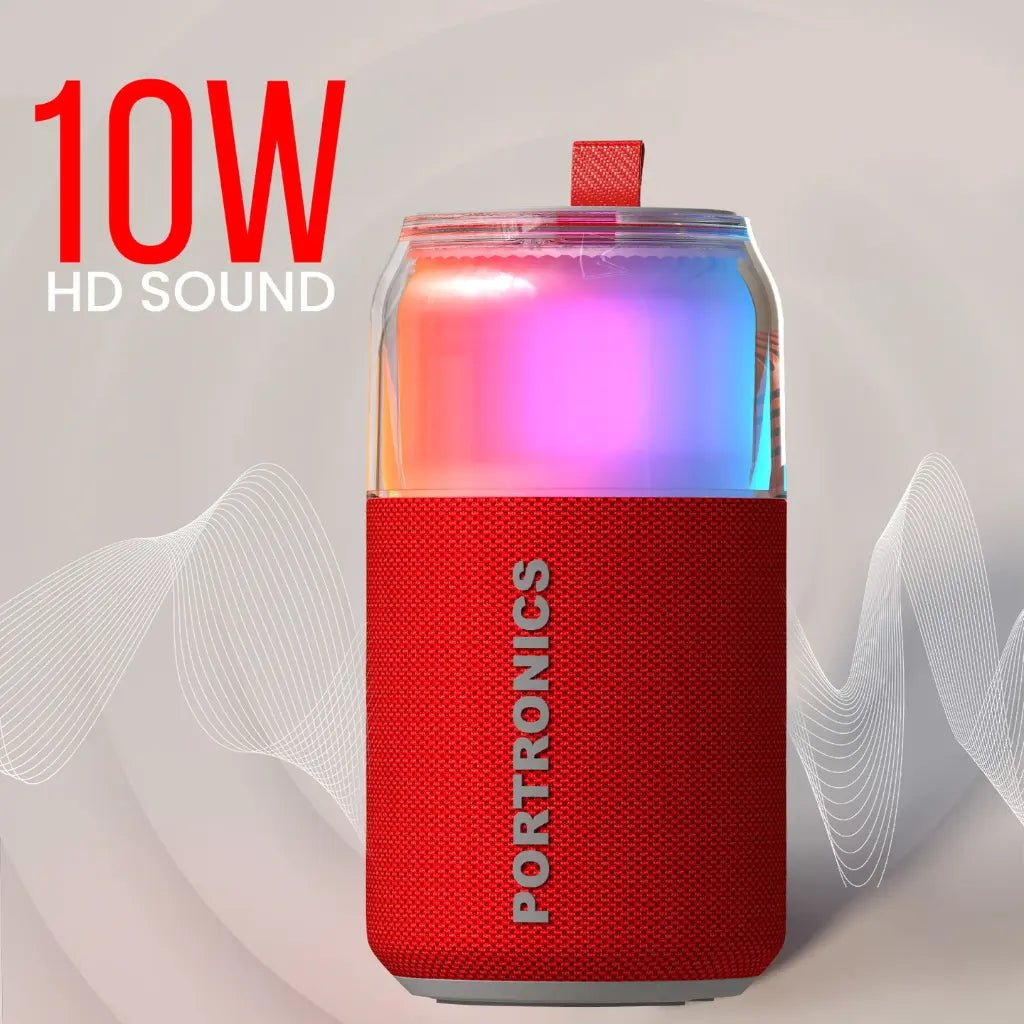 Portronics Talk Six POR 3282 10W Portable Bluetooth Speaker with Dual Wireless Karaoke Microphones