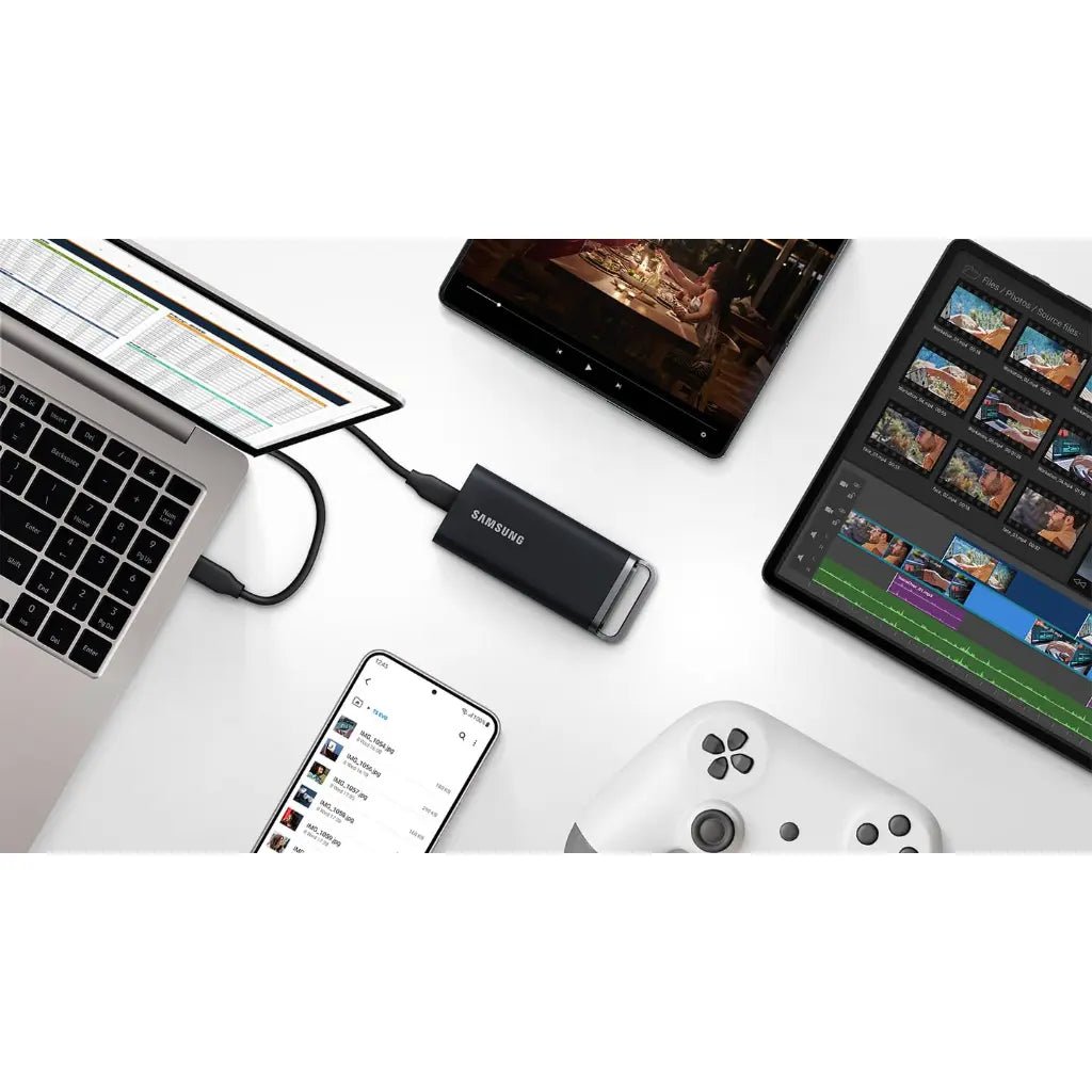 Samsung T5 EVO 8TB Portable External SSD - USB 3.2 Gen 1 High-Speed Storage