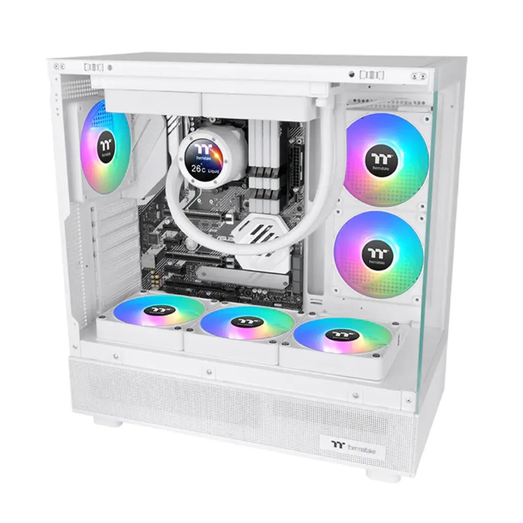 Thermaltake CT120 EX Reverse ARGB Sync 120mm PWM Cooling Fan - White 3-Pack