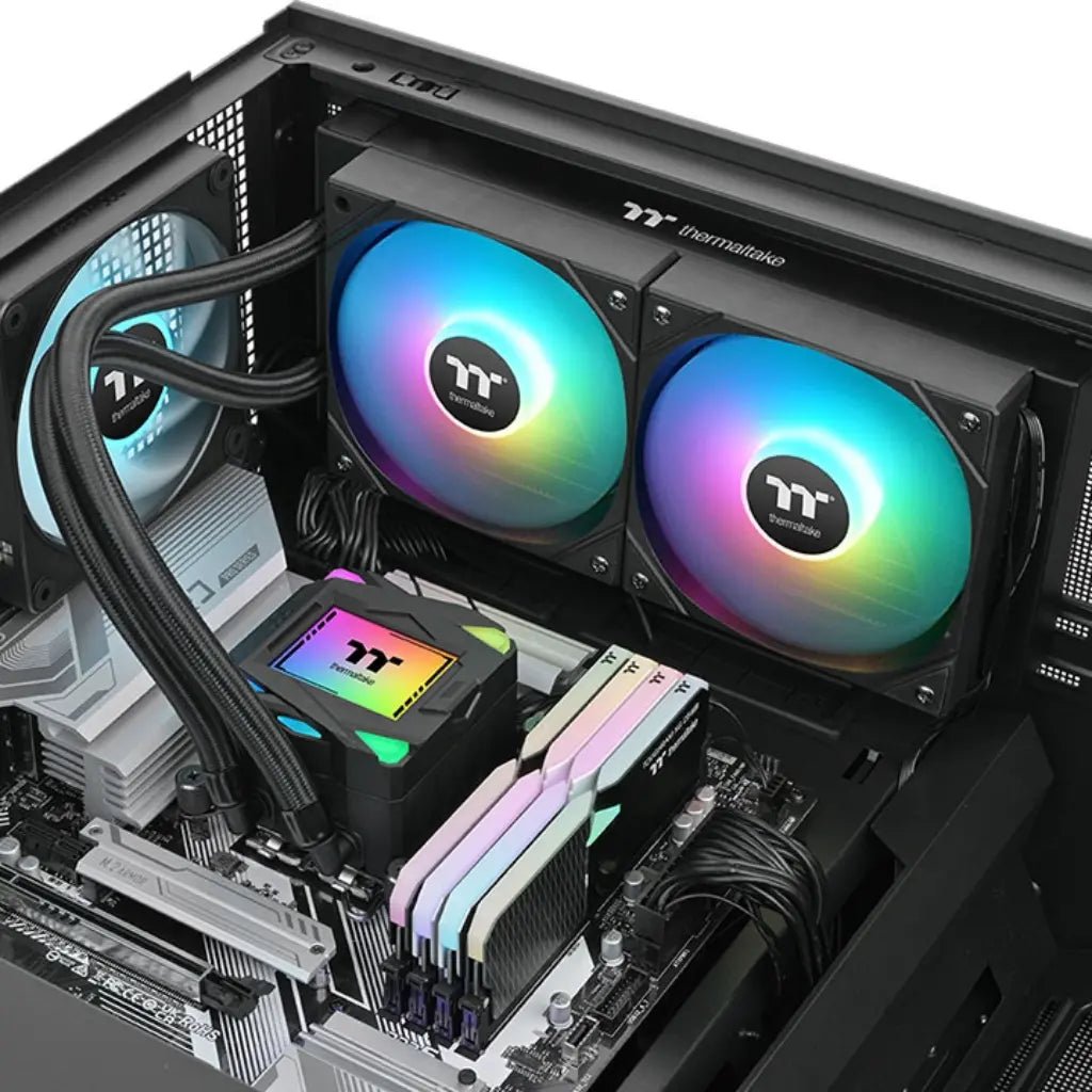Thermaltake TH240 ARGB Sync 240mm All-In-One Liquid CPU Cooler with Dual 120mm PWM Fans