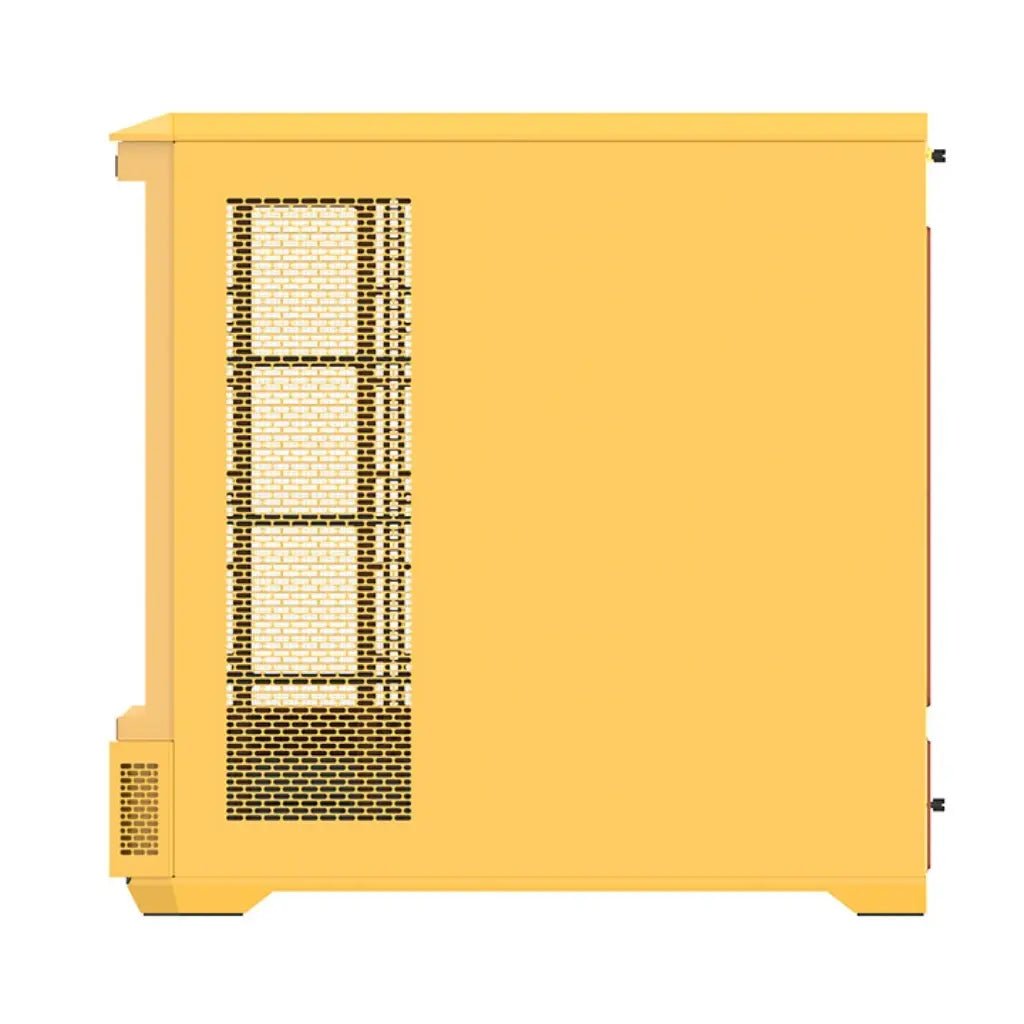 Thermaltake View 600 E-ATX Full Tower PC Case with 4 Tempered Glass Panels - Butter Caramel Edition