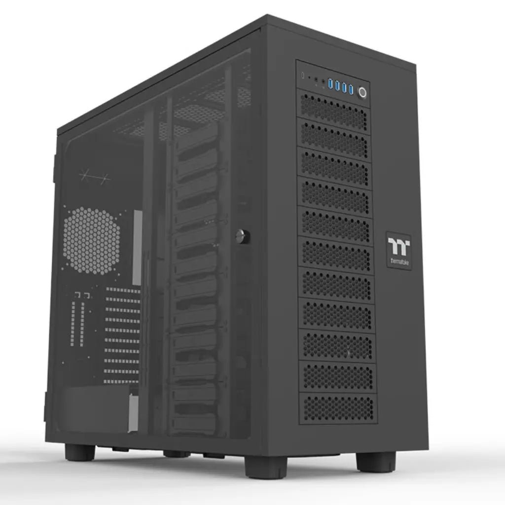 Thermaltake AX700 TG Tempered Glass Super Tower XL-ATX Computer Case with Expandable Modular Design