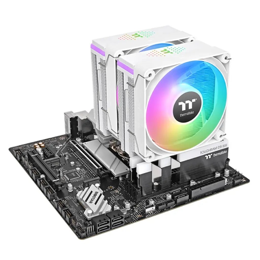 Thermaltake ASTRIA 600 ARGB 120mm High-Performance CPU Air Cooler - White Edition