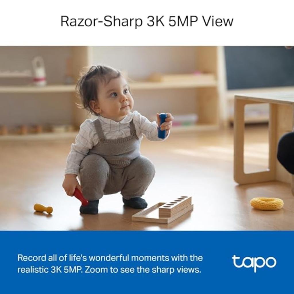 TP-Link Tapo C230 Indoor Pan/Tilt WiFi Security Camera - 5MP 3K Resolution with AI Detection