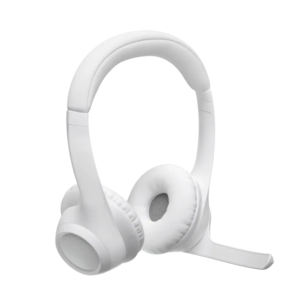 Logitech Zone 300 Lightweight Wireless Bluetooth Headset with Noise-Cancelling Microphone - Off White