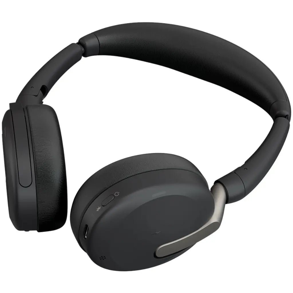Jabra Evolve2 65 Flex MS Wireless Headset with Active Noise Cancellation and USB-A Link 380A Adapter