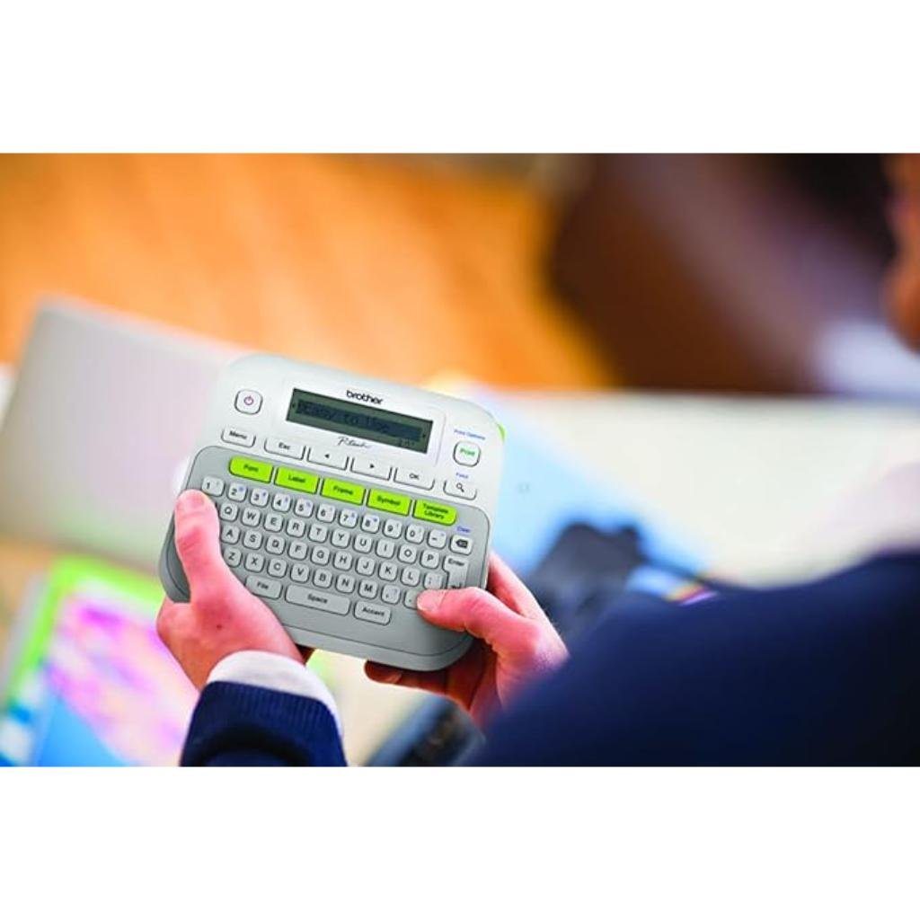 Brother PT-D210 Compact Desktop Label Maker with QWERTY Keyboard