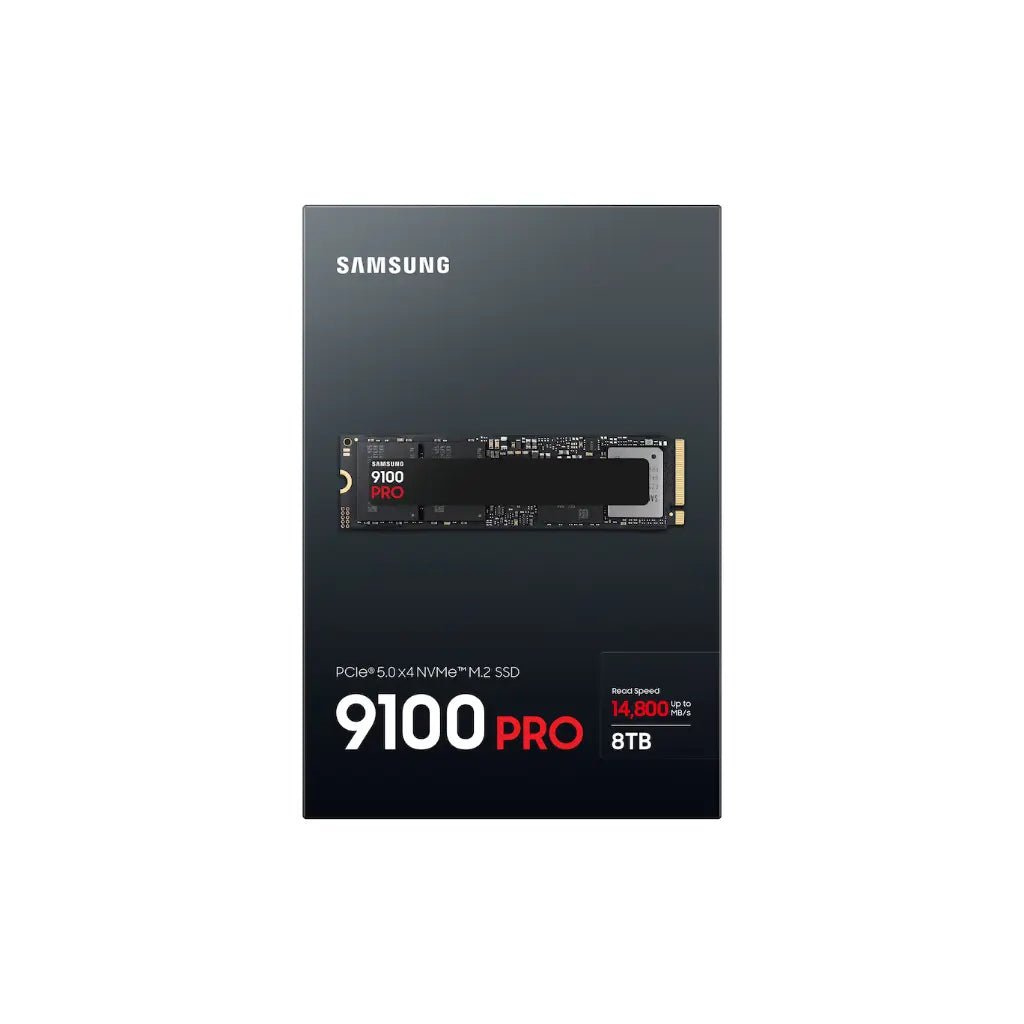 Samsung 9100 PRO 8TB M.2 2280 NVMe PCIe 5.0 High-Performance Internal Solid State Drive