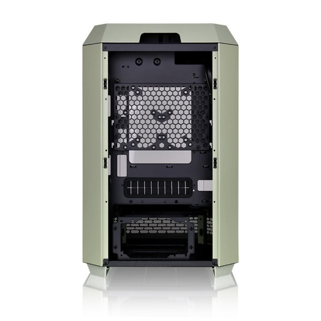 Thermaltake The Tower 300 Micro-ATX Chassis - Unique Vertical Octagonal Tempered Glass Design