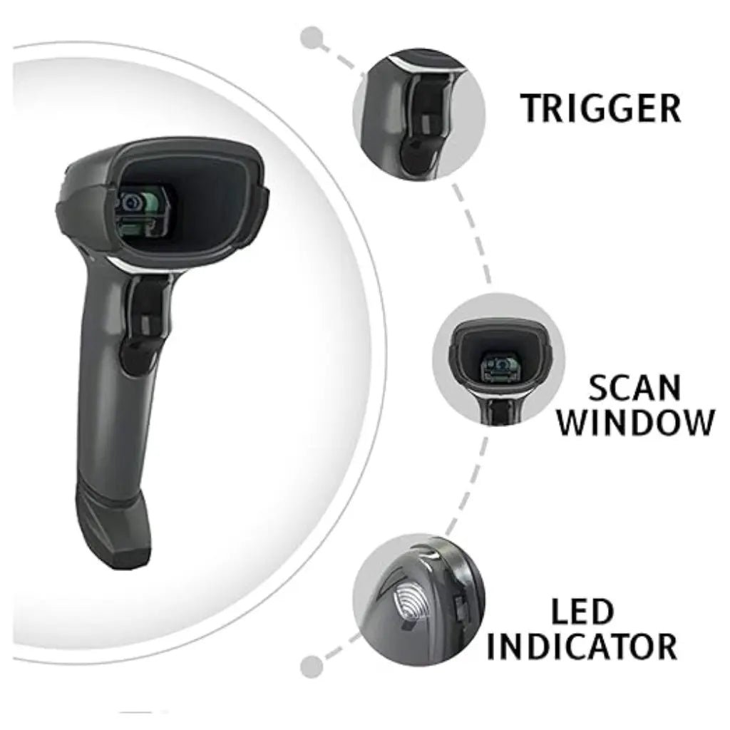 Zebra DS4608-SR Standard Range 1D/2D Handheld Barcode Scanner with USB Connectivity