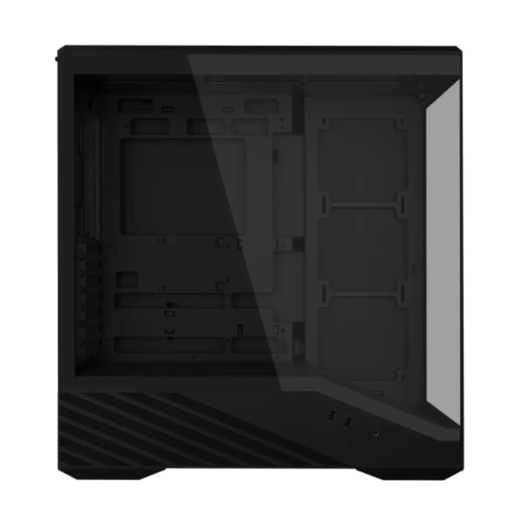 Lian Li Vector V100 Mid Tower Dual Tempered Glass PC Case with Back-Connect Support - Black