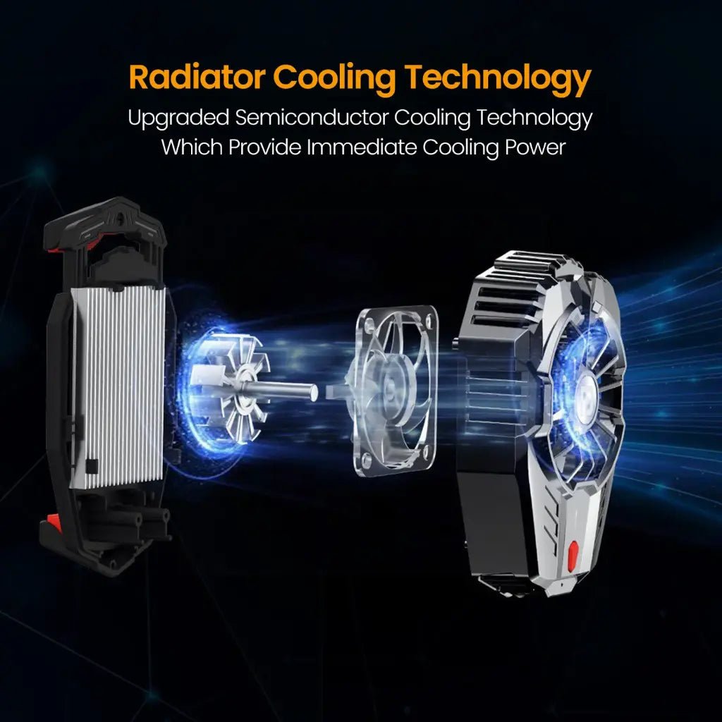 Portronics Cool Pulse POR 2649 Portable Smartphone Radiator Cooler with RGB Lighting