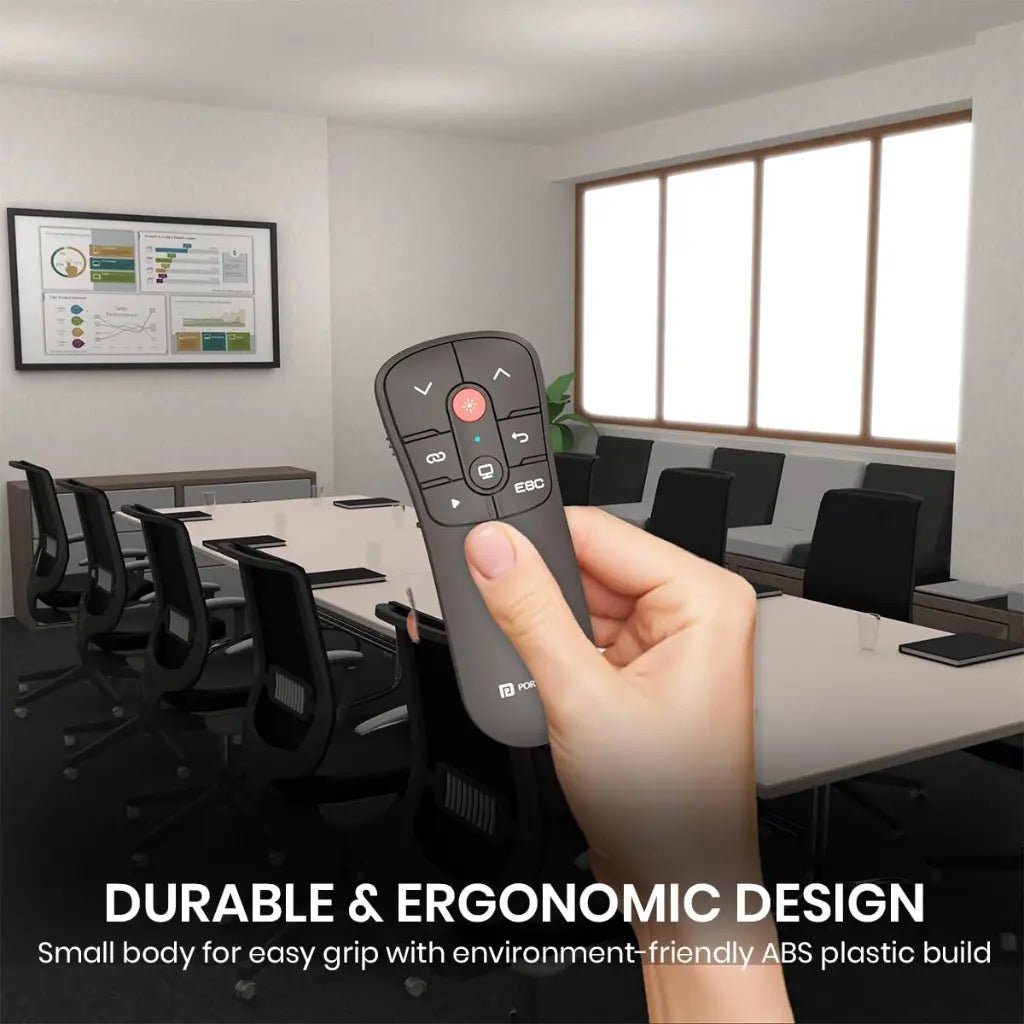 Portronics SlideMate POR 2188 Wireless Presentation Remote with Integrated Red Laser Pointer