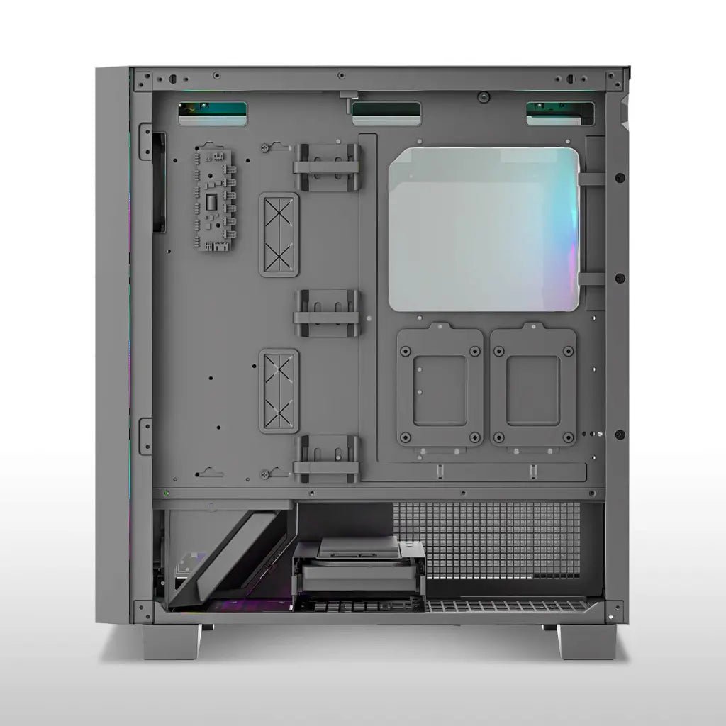 ProLab Design AI848 ARGB Mid-Tower ATX Workstation Cabinet with 4x140mm Fans and USB-C